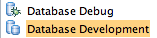 Database Development perspective