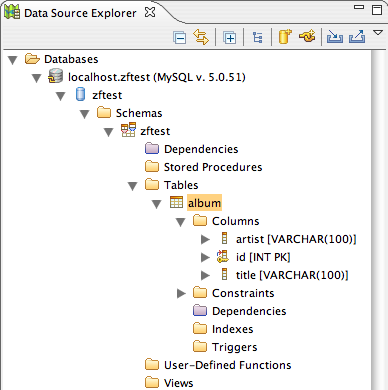 Data Source Explorer