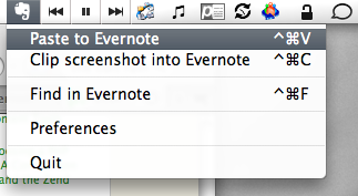 Evernote for the Mac